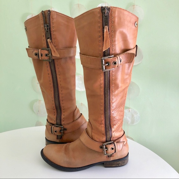SOLD Steve Madden Sonnya Leather Riding Boots - Picture 5 of 8